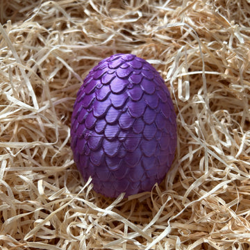 Oeuf mauve métallisé