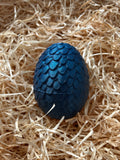 Oeuf bleu pailleté