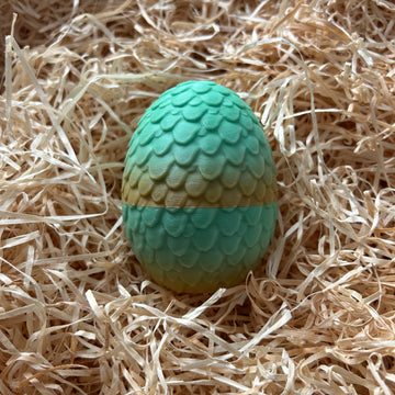 Oeuf turquoise/jaune