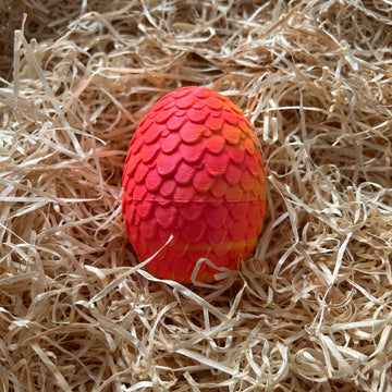 Oeuf jaune/rose fluo