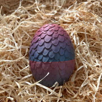 Oeuf mauve/rosé métallisé