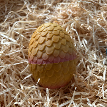 Oeuf jaune/rose